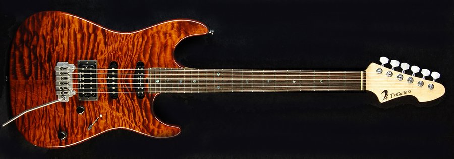 DST Droptop Quilted Maple (Trans-Brown) Wilkinson VS100N