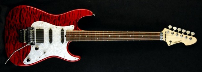 DST-Classic Droptop w/Floyd Rose Quilted Maple(Trans Red)