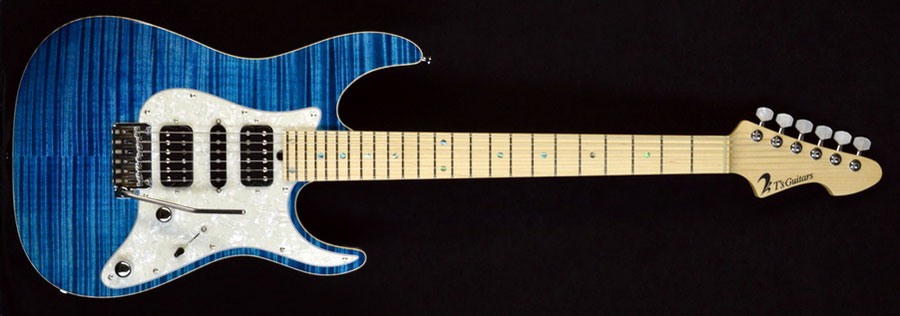 ギター T's Arc-STD24 5A Flame Maple Arctic Blue 楽天市場】T's Guitars Arc-STD/VS100N/5A Arctic Blue S/N