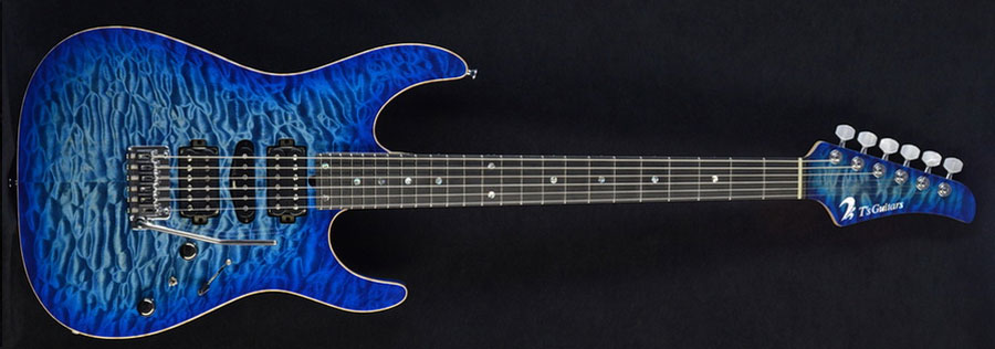 DST-Pro24 Quilted (Trans Blue Burst) · T's Guitars